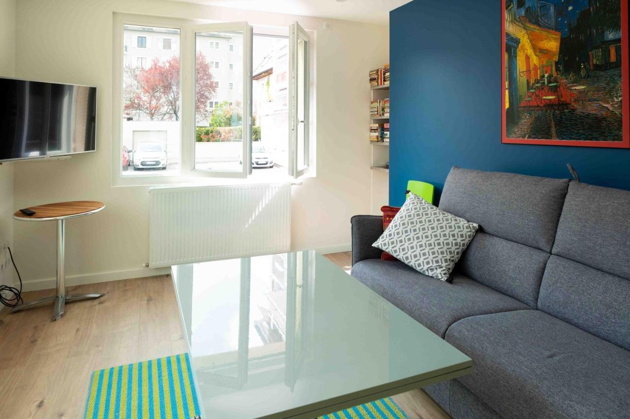 55 M²/ Chez Lorette/ 250M Lake/ Private Parking Annecy Exteriör bild